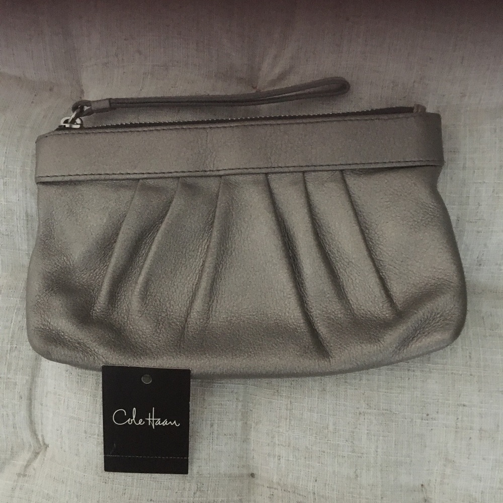 Cole Haan Leather Wristlet